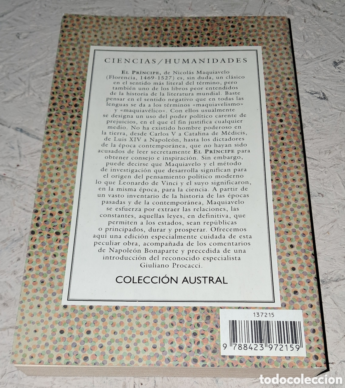 Libros: Libro El Pr&iacute;ncipe de Nicol&aacute;s Maquiavelo, - Foto 3