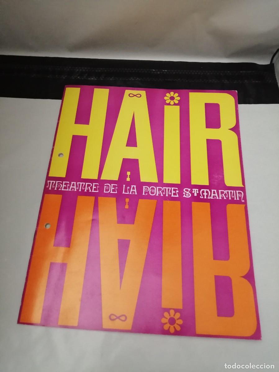 Libri di seconda mano: HAIR, Programa (Programme) Th&eacute;&acirc;tre de la Porte Saint-Martin, Par&iacute;s 1969