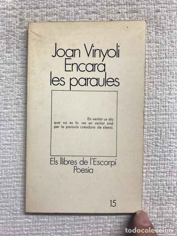 Libros: Encara les paraules - Joan Vinyoli - Foto 1