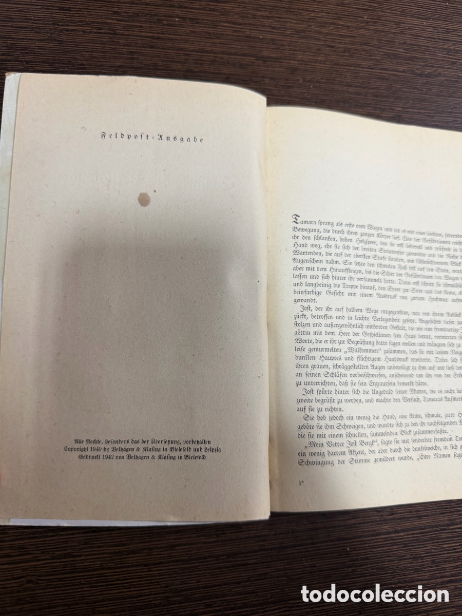 Libros: Libro alem&aacute;n 1942 - Sommer der Versuchung - Foto 4