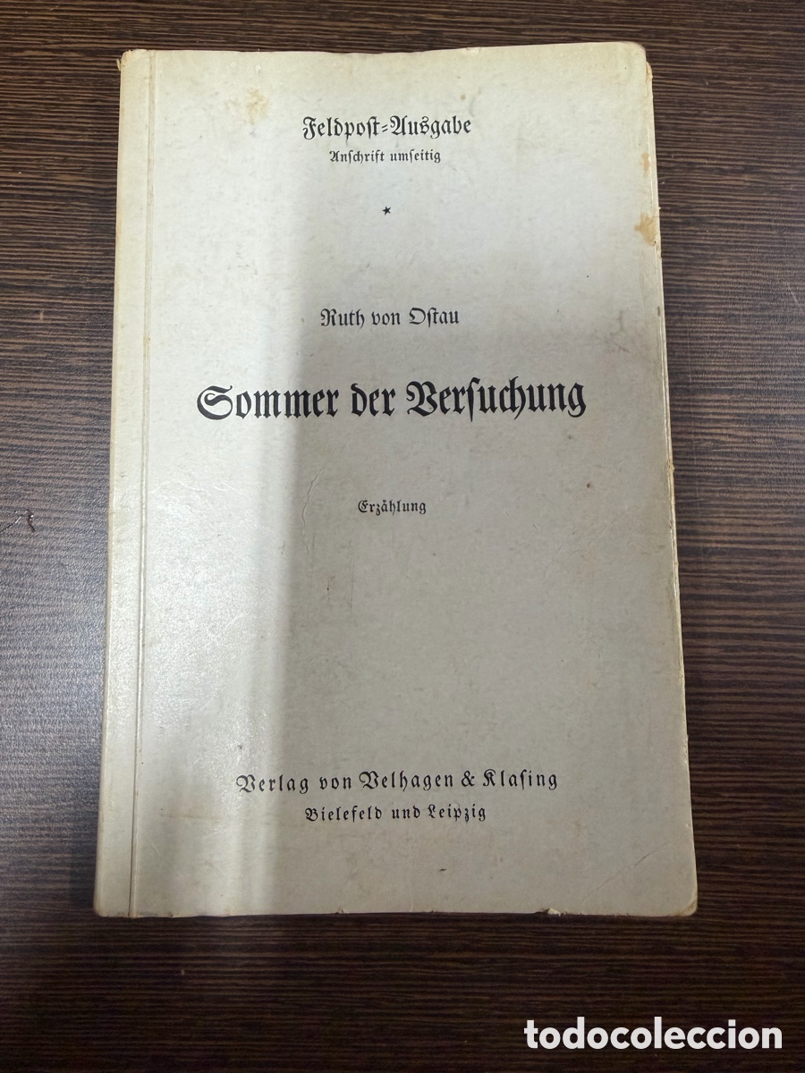 B&uuml;cher: Libro alem&aacute;n 1942 - Sommer der Versuchung
