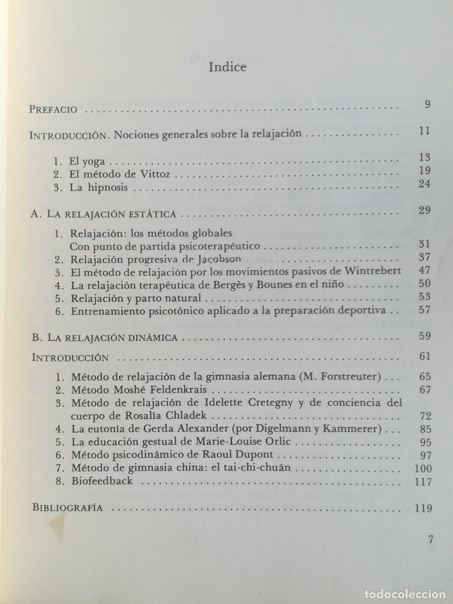 Libros: Las relajaciones (Suzanne Masson) Gedisa 1985. - Foto 3