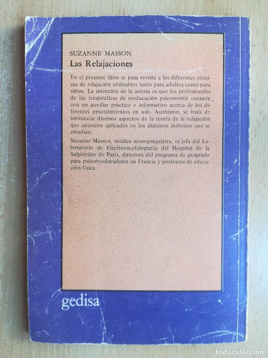 Libros: Las relajaciones (Suzanne Masson) Gedisa 1985. - Foto 6