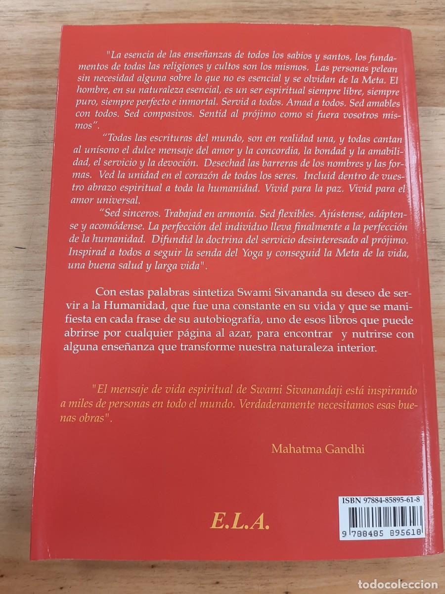 Libros: AUTOBIOGRAFIA - Swami Sivananda - E.L.A. 2008 - Foto 3