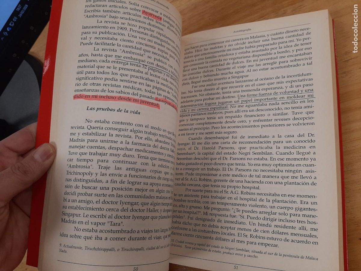 Libros: AUTOBIOGRAFIA - Swami Sivananda - E.L.A. 2008 - Foto 10