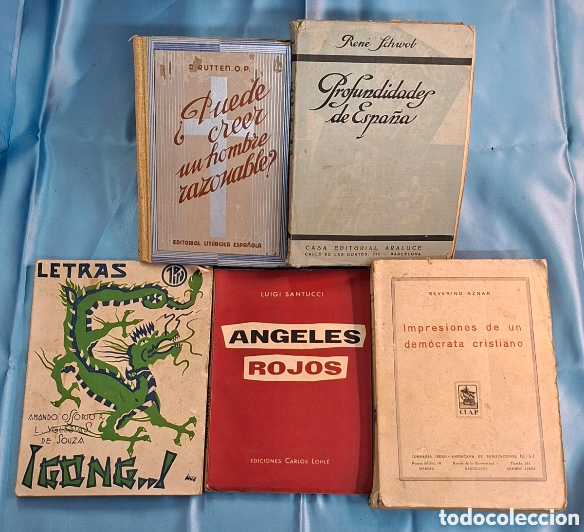 Libros: Conjunto de 5 libros antiguos - Foto 2
