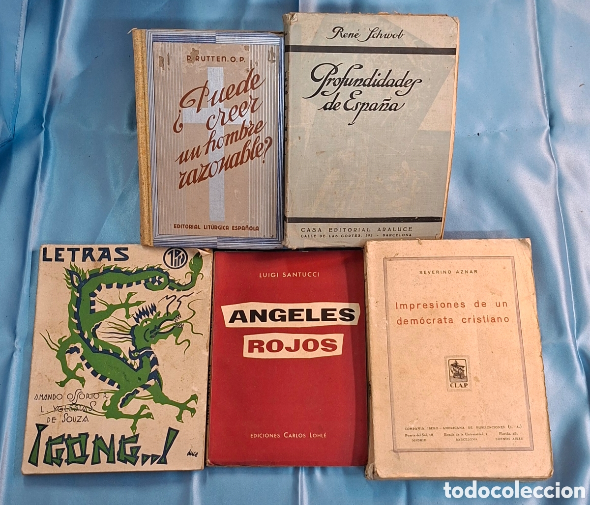 Libros: Conjunto de 5 libros antiguos - Foto 3