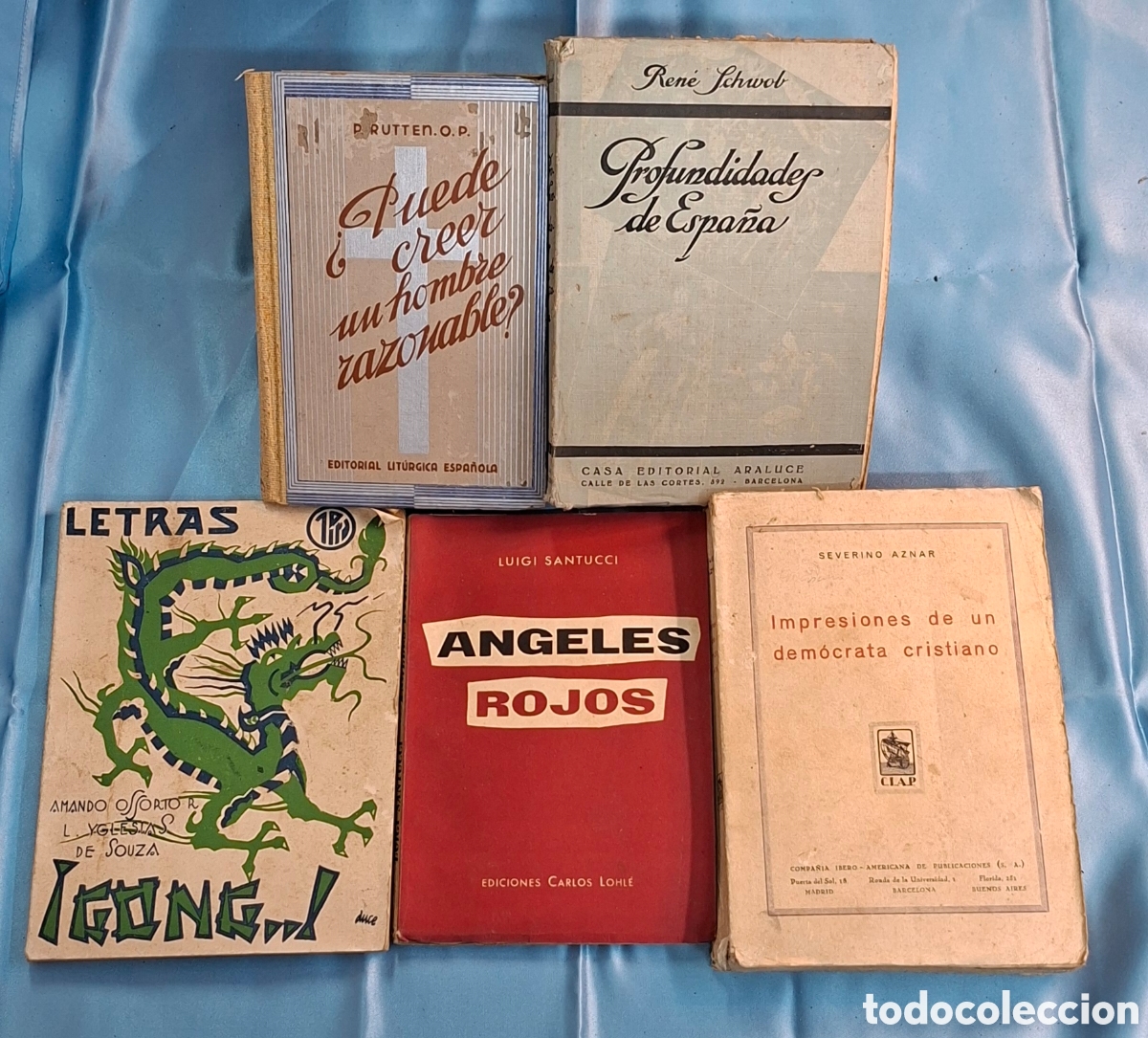Libros: Conjunto de 5 libros antiguos - Foto 4