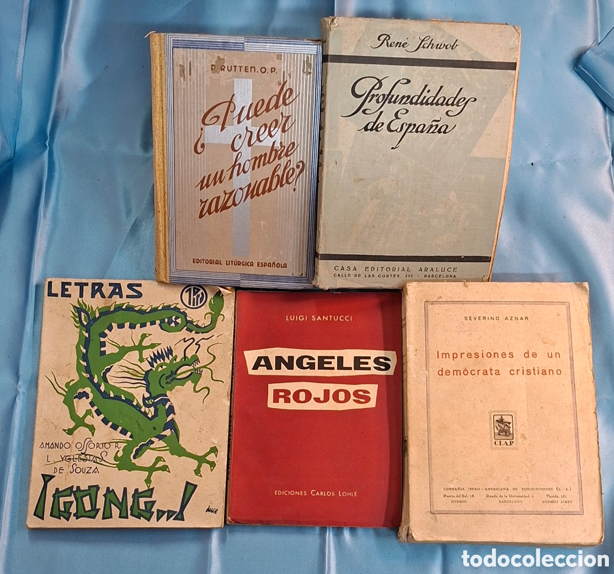 Libros: Conjunto de 5 libros antiguos - Foto 1