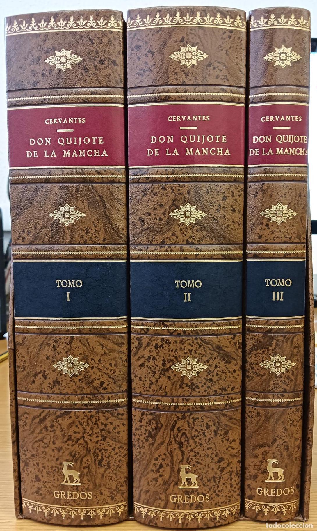Libros: Don Quijote de la Mancha. Tomos I, II y III - Cervantes Saavedra, Miguel de