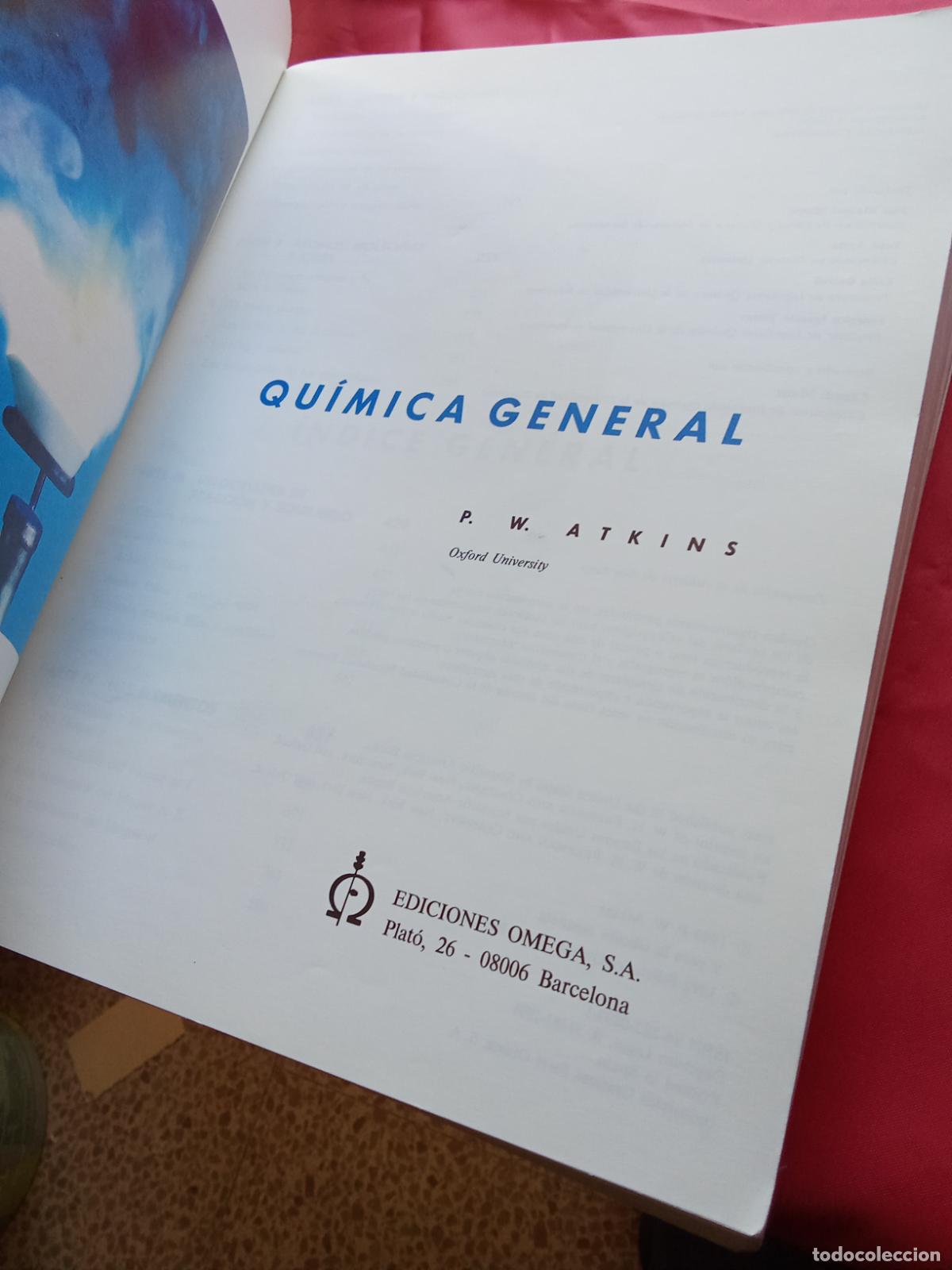 Libros: Qu&iacute;mica general. Atkins Art.1414 - Foto 2