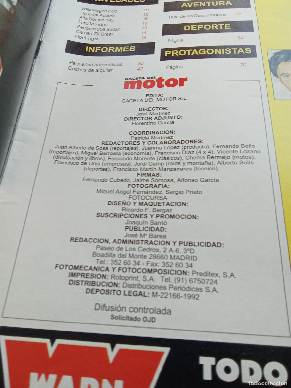 Libros: Gaceta del motor N&ordm;25 1992 BA.1387 - Foto 4