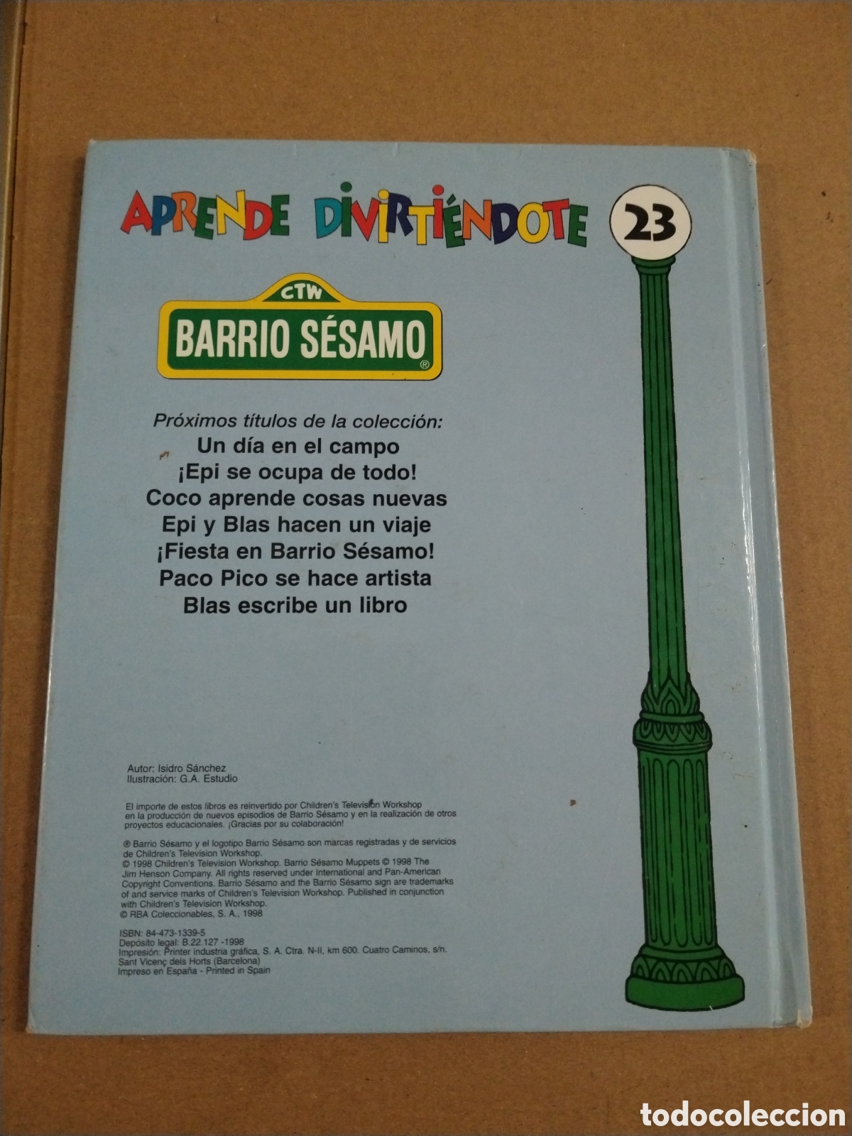 Libros: El Castillo de Arena de Elmo. Barrio Sesamo. - Foto 2
