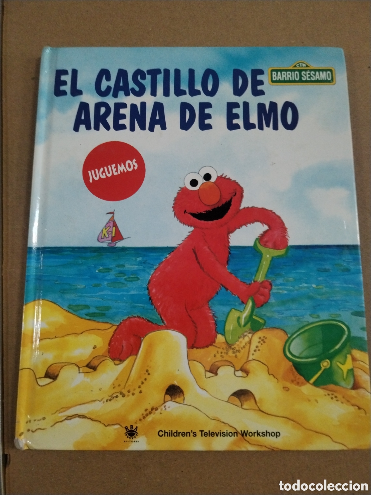 Libros: El Castillo de Arena de Elmo. Barrio Sesamo. - Foto 1