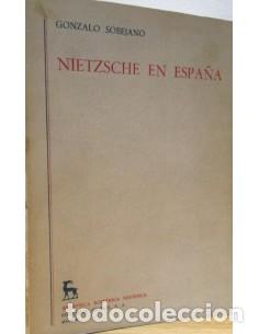 Libros: NIETZSCHE EN ESPA&Ntilde;A - Sobejano,Gonzalo - Foto 1