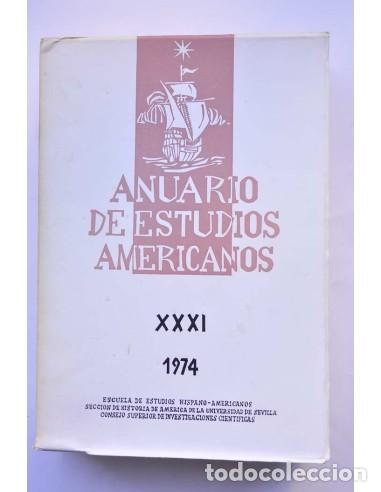 Libri di seconda mano: Anuario de Estudios Americanos. XXXI - 1974 - AUTORES VARIOSDedicatoria aut&oacute;grafa de Antonio Muro Or