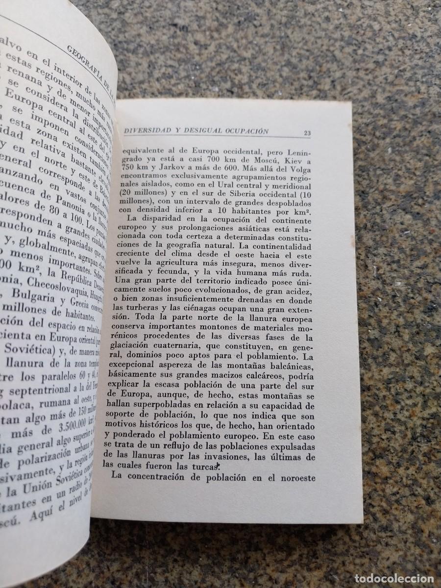 Libros: GEOGRAFIA DE LA POBLACION -- PIERRE GEORGE -- - Foto 2