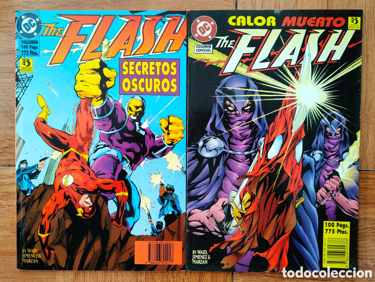 Livros em segunda m&atilde;o: The Flash: Secretos Oscuros / Calor Muerto � 2 Tomos � Zinco - Mark Waid / &Oacute;scar Jim&eacute;nez / Jos&eacute; Marz