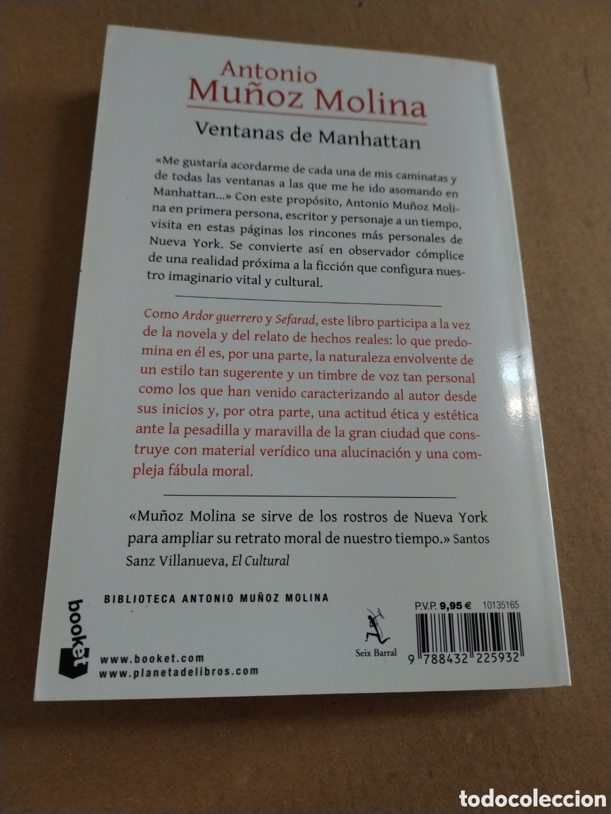 Libros: VENTANAS DE MANHATTAN. Antonio Mu&ntilde;oz Molina. CL - Foto 2