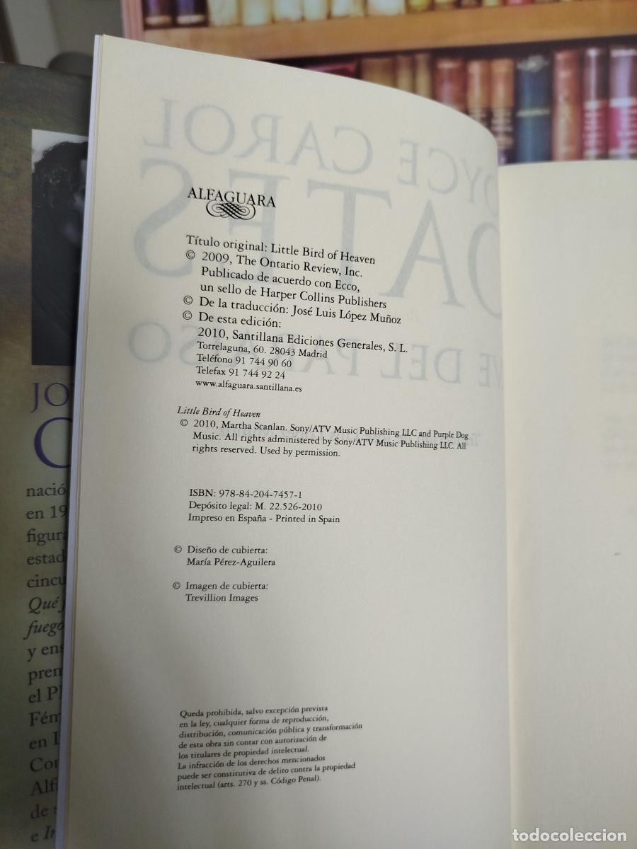 Libros: Ave del para&iacute;so - Oates, Joyce Carol - Foto 5