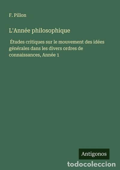 Libros: LAnn&eacute;e philosophique- 9783563063507 - Foto 1