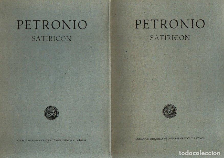 Libros: Satiric&oacute;n. Tomos I y II - &Aacute;rbitro, Petronio - Foto 1