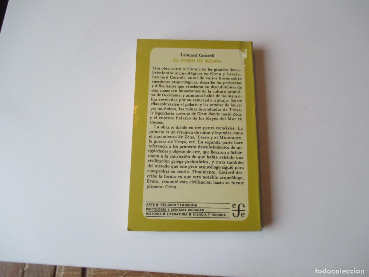 Libros: LEONARD COTTRELL El toro de Minos W38973 - Foto 2