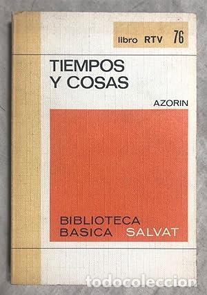 Libros: TIEMPOS Y COSAS - Azor&iacute;n. - Foto 1