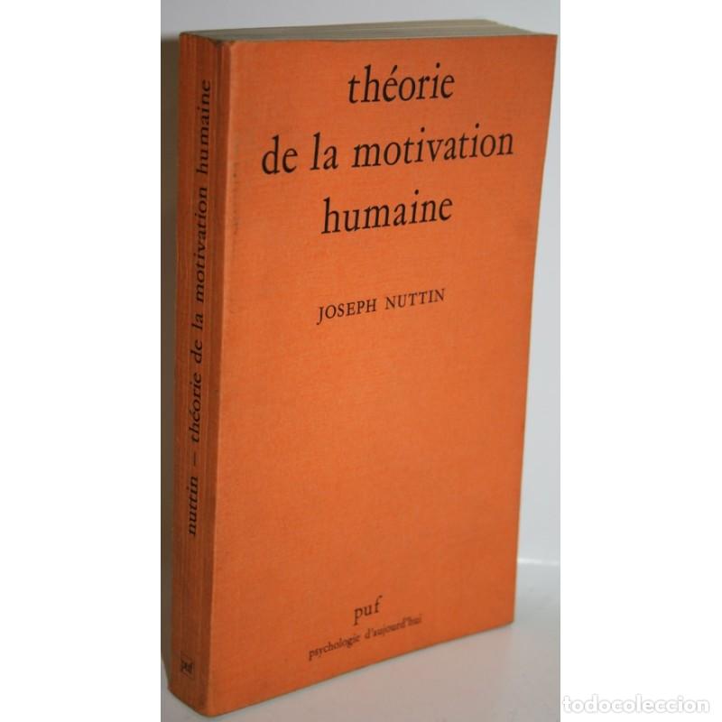 Libros: TH&Eacute;ORIE DE LA MOTIVATION HUMAINE - NUTTIN, Joseph - Foto 1