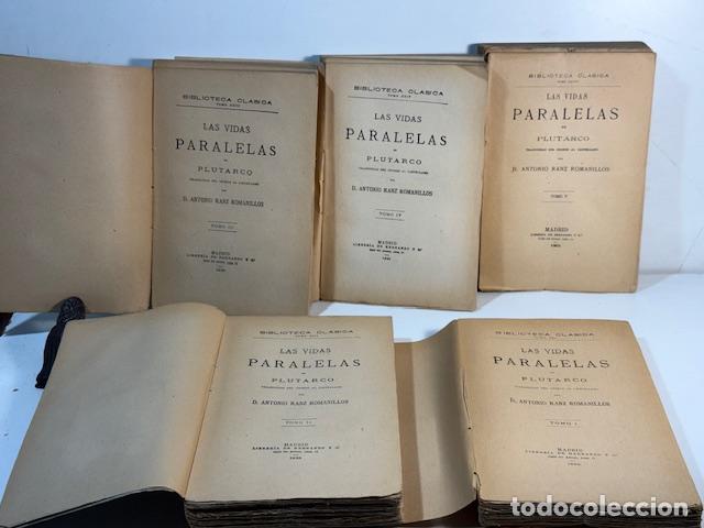 Libros: LAS VIDAS PARALELAS PLUTARCO 5 tomos - Foto 1