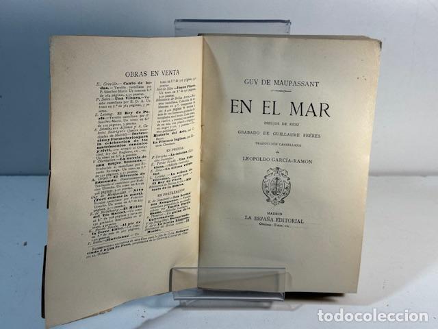 Libros: EN EL MAR GUY DE MAUPASSANT - Foto 3