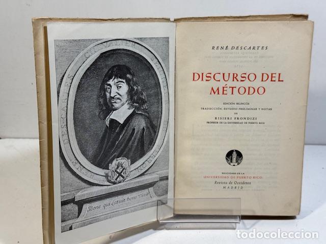 Libros: DISCURSO DEL METODO DESCARTES - Foto 2