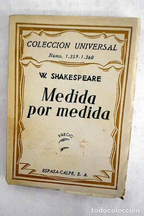 Libros: Medida por medida: Shakespeare, William.- Shakespeare, William