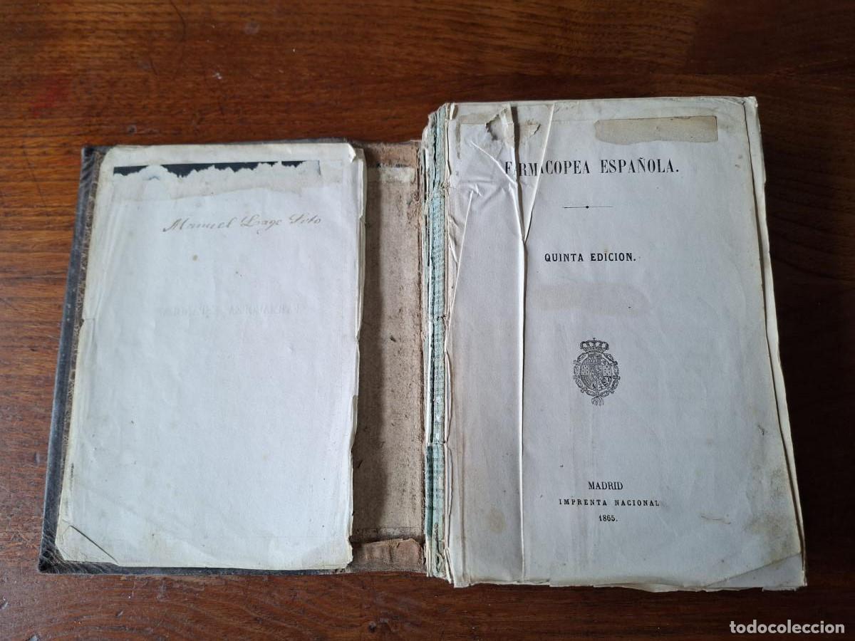 Libri di seconda mano: Farmacopea espa&ntilde;ola. Quinta edici&oacute;n -