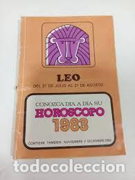 books: Conozca dia a dia su horoscopo 1983. Leo