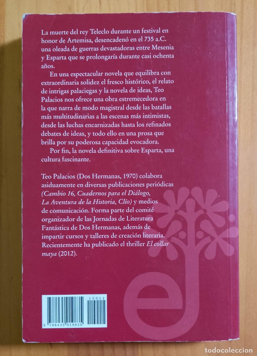 Libros: EL HIJO DE HERACLES, EL NACIMIENTO DE ESPARTA - TEO PALACIOS. - Foto 2