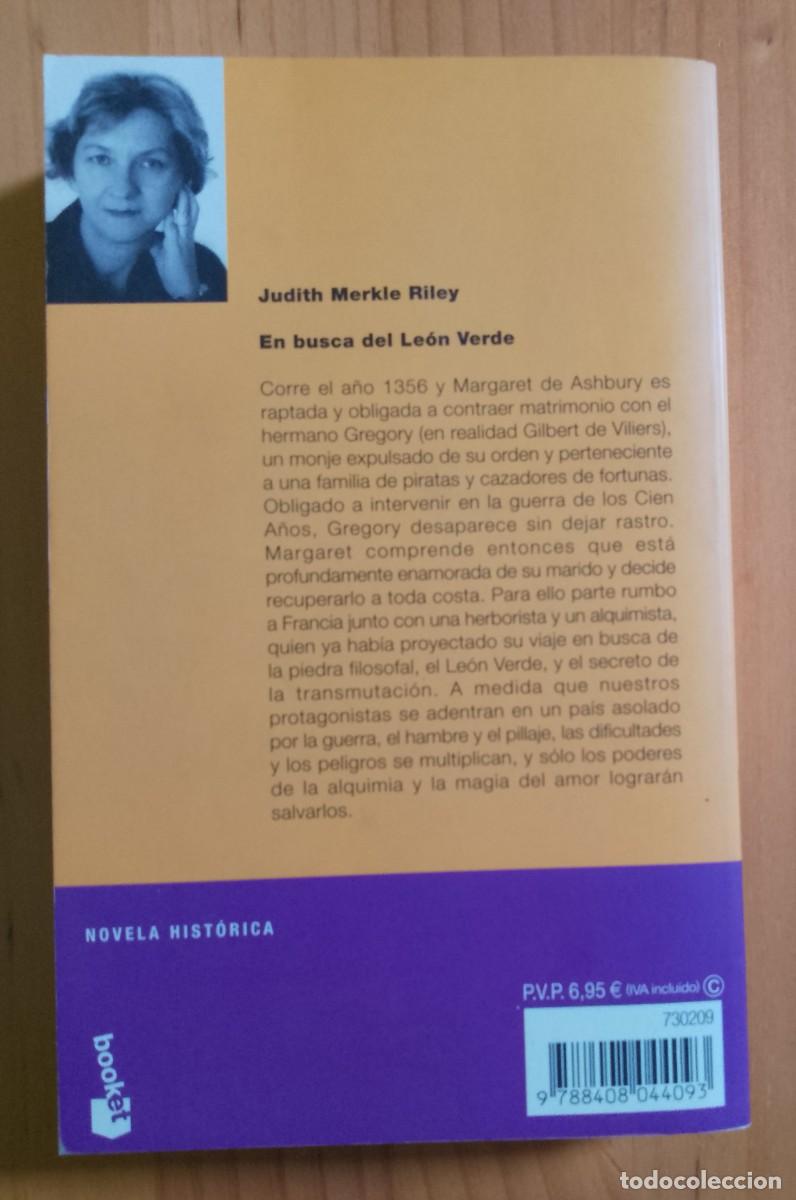 Libros: EN BUSCA DEL LE&Oacute;N VERDE - JUDITH MERKLE RILEY - Foto 2