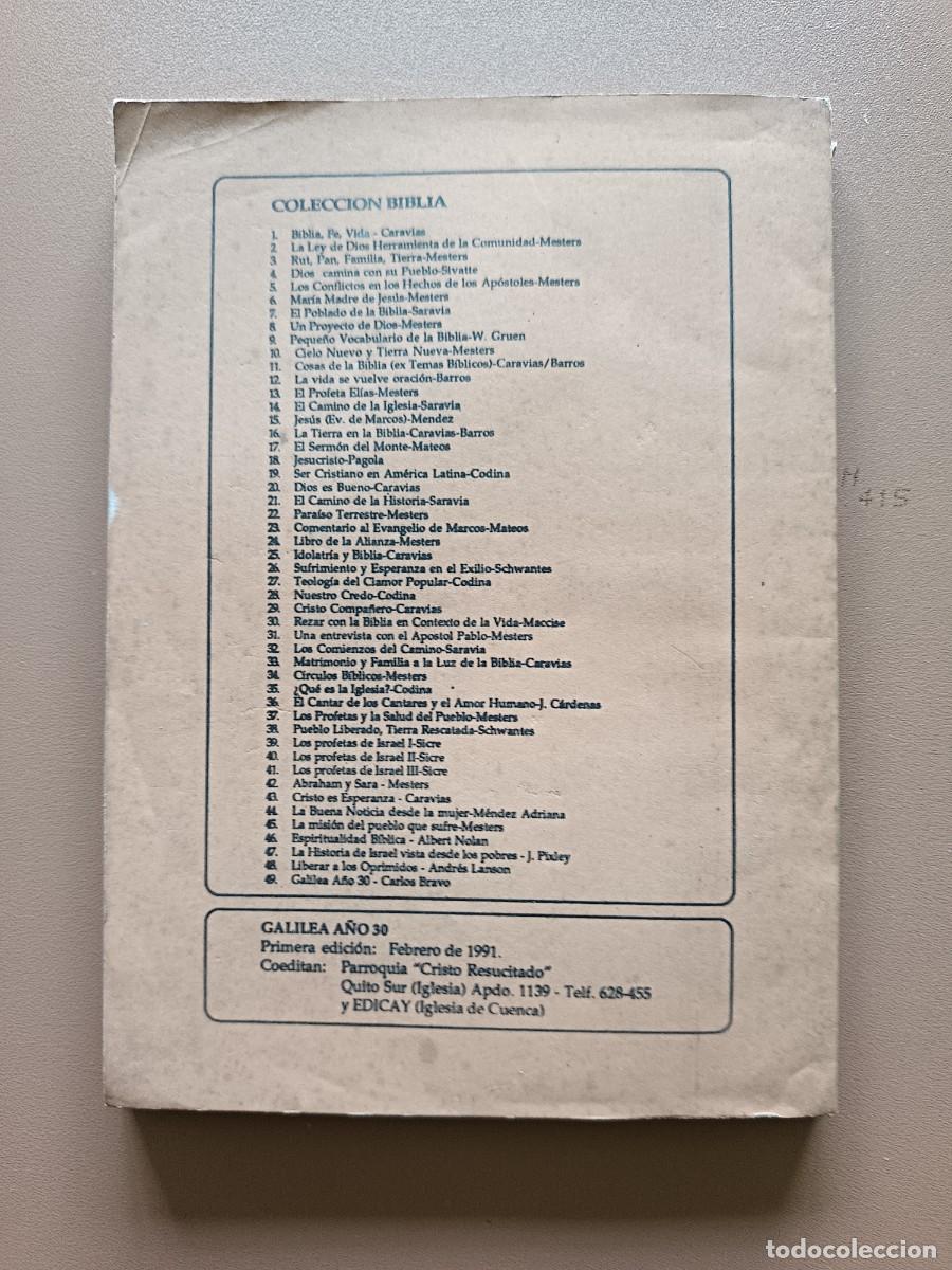 Libros: GALILEA A&Ntilde;O 30 - 1991 - Foto 2