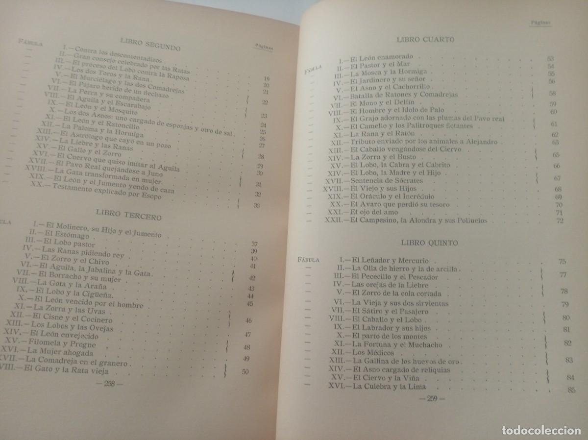 Libros: FABULAS ( LA FONTAINE , edicion bilingue , 1940 ) - Foto 7