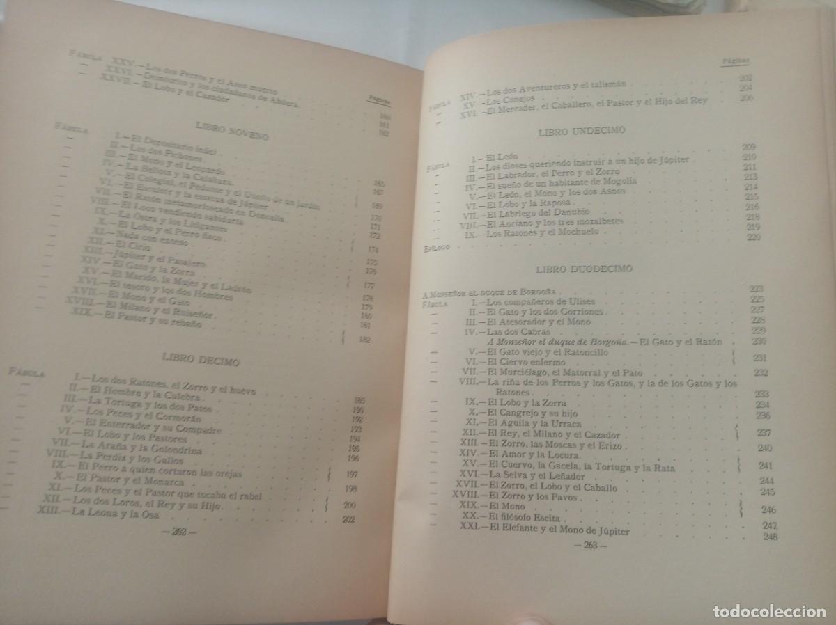 Libros: FABULAS ( LA FONTAINE , edicion bilingue , 1940 ) - Foto 9