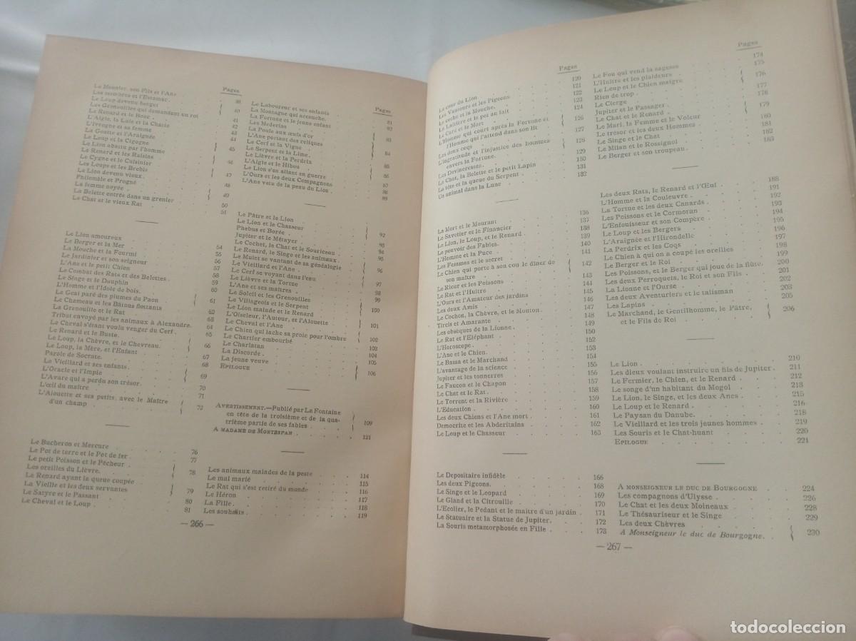 Libros: FABULAS ( LA FONTAINE , edicion bilingue , 1940 ) - Foto 11