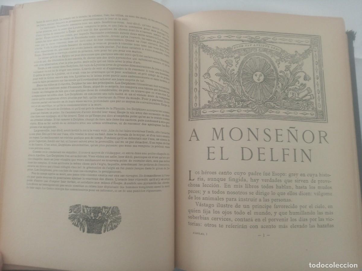 Libros: FABULAS ( LA FONTAINE , edicion bilingue , 1940 ) - Foto 17