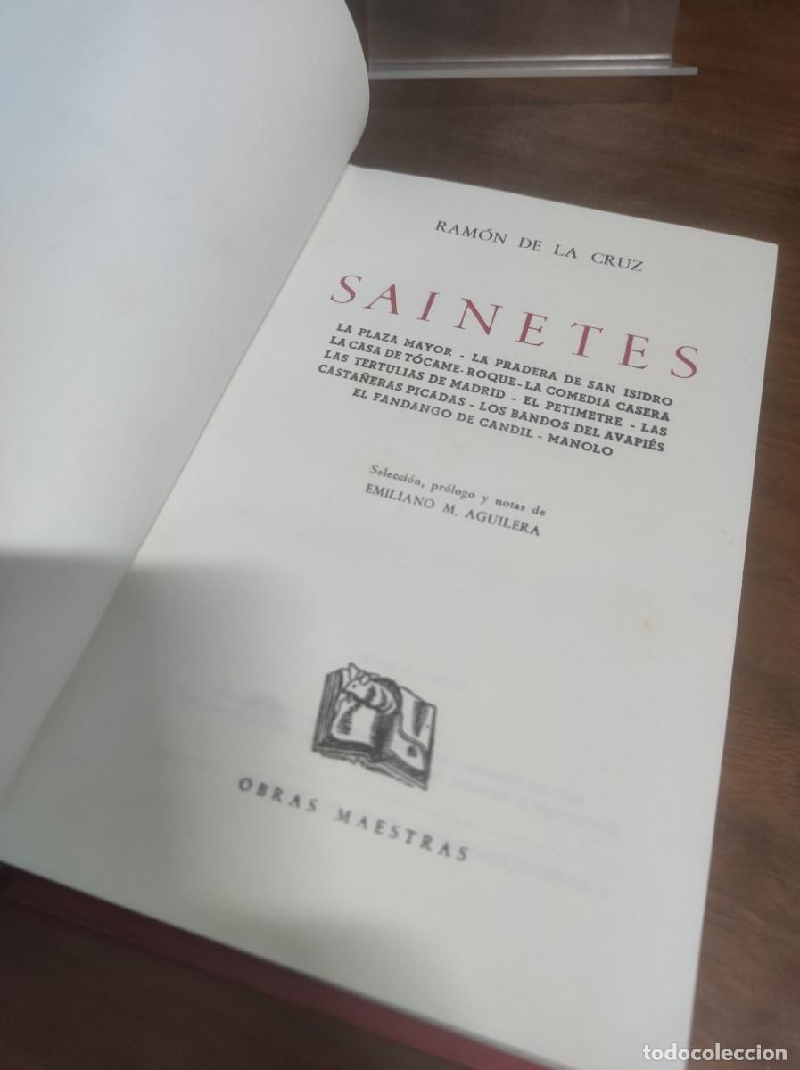 Libros: Sainetes Ram&oacute;n de la Cruz - Foto 2