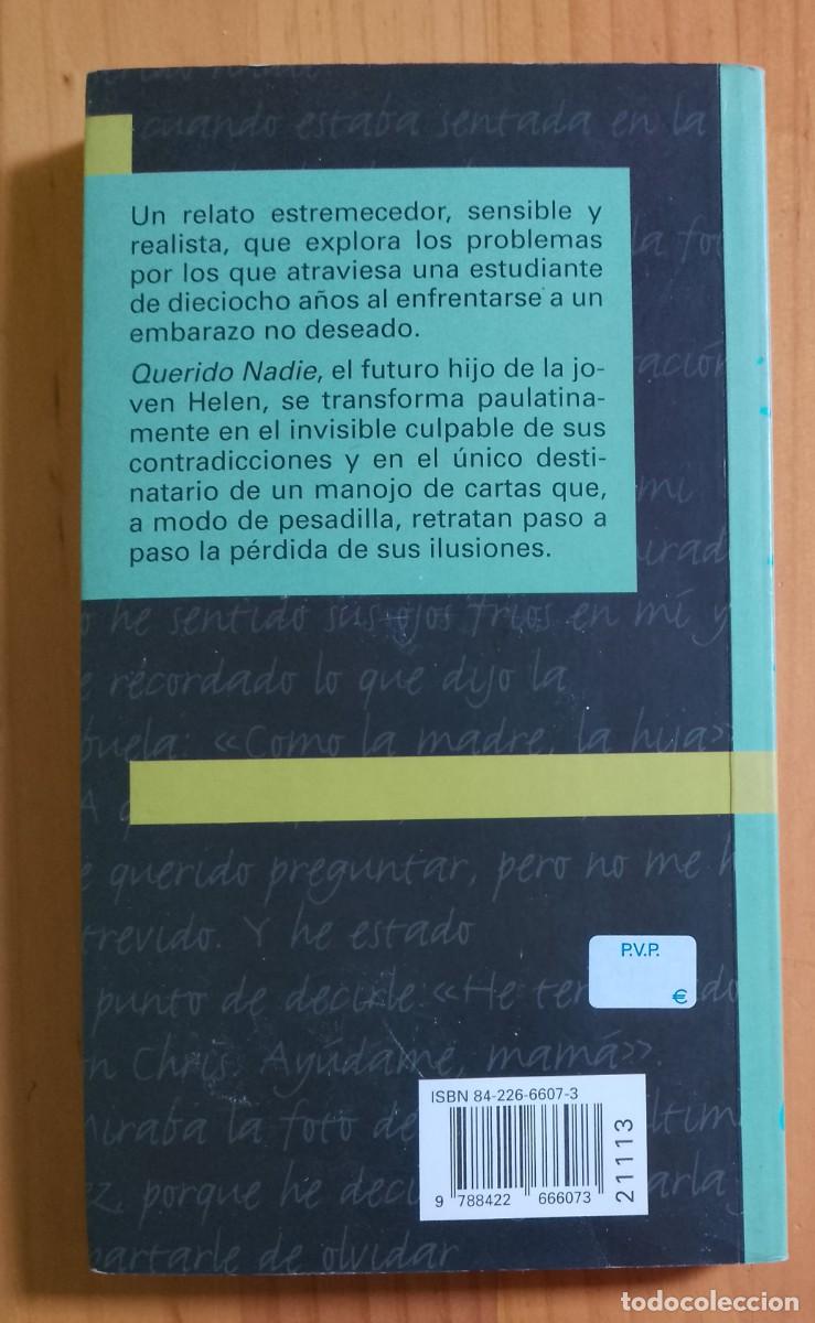 Libros: QUERIDO NADIE - BERLIE DOHERTY - Foto 2