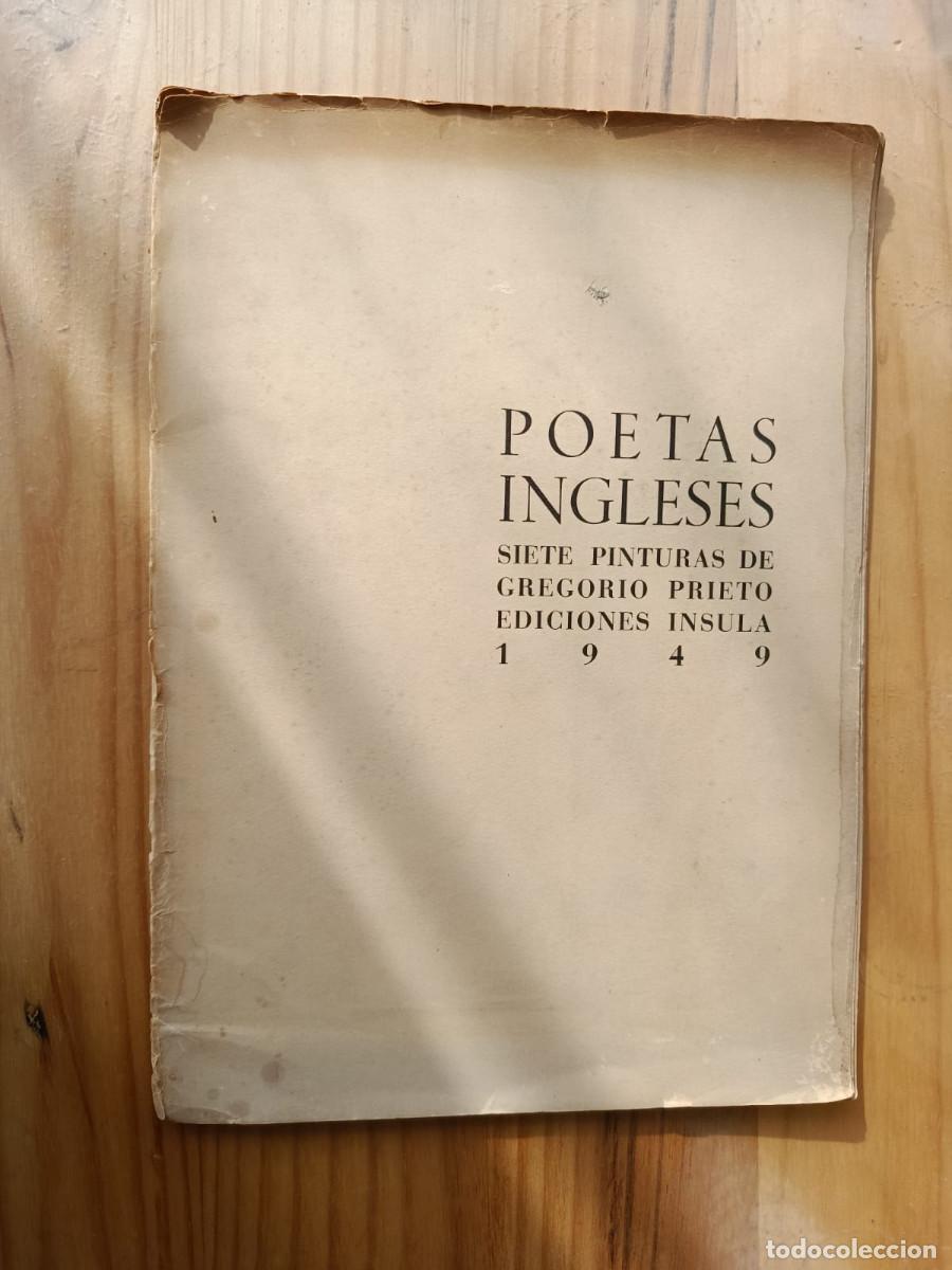 Libros: POETAS INGLESES, SIETE PINTURAS DE GREGORIO PRIETO (FIRMADO POR EL AUTOR) - GREGORIO PRIETO