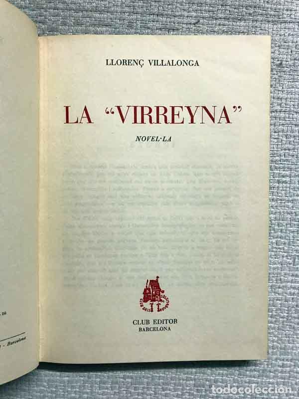 Libros: La Virreyna - Lloren&ccedil; Villalonga - Foto 2