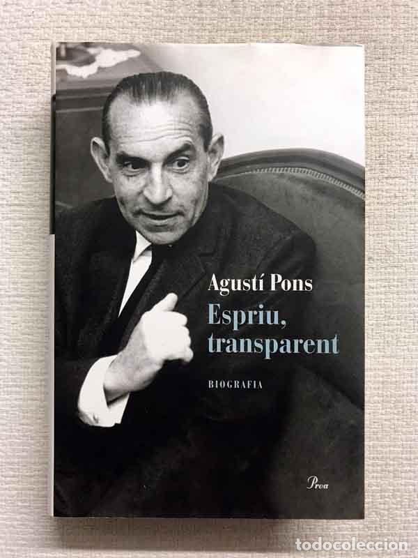 Libros: Espriu, transparent - Agust&iacute; Pons - Foto 1