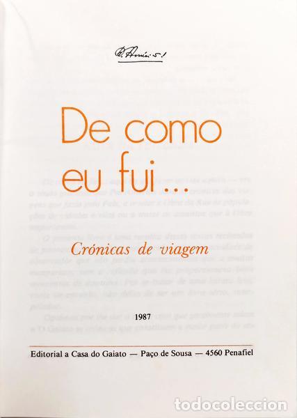 Libros: PAI AMERICO. - DE COMO EU FUI... - Foto 2