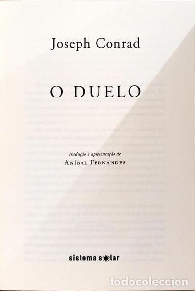 Libros: CONRAD. (Joseph) - O DUELO. [1.&ordf; EDI&Ccedil;&Atilde;O] - Foto 2