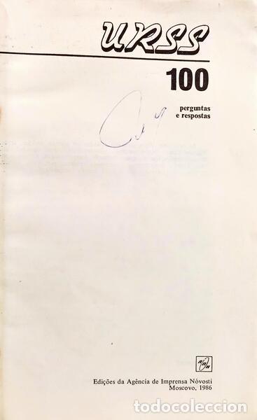 Libros: URSS: 100 PERGUNTAS E RESPOSTAS. - Foto 2